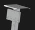 X POLE - Easee - Monteringsplate - Mounting Plate - DUAL - Elbilgrossisten
